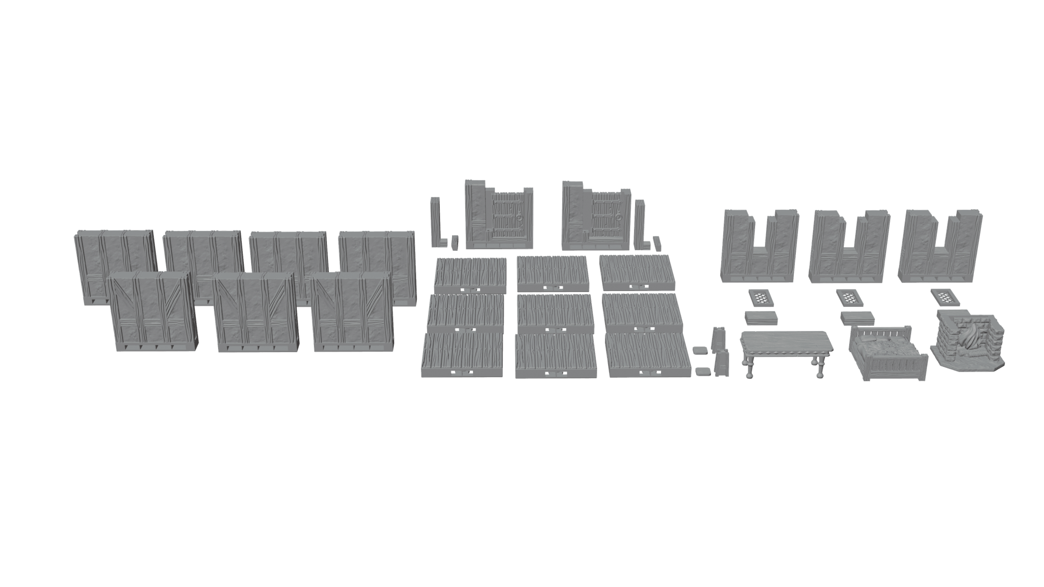 28mm Medieval Cottage Interior – Dragonshire RPG Terrain