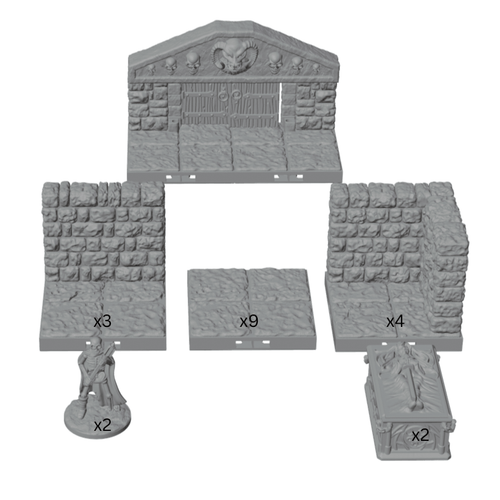 Crypt Entry Tomb Room – Dragonlock 28mm Dungeon Terrain