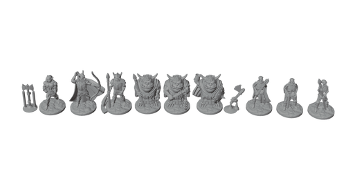 28mm Dungeon Grunts Enemy Horde – Skeletons, Goblins, Orcs