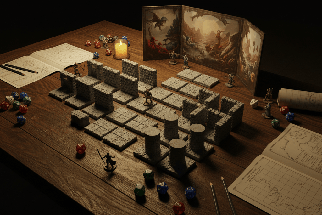 Grand Chamber 8x8" Arena – Dragonlock 28mm Dungeon