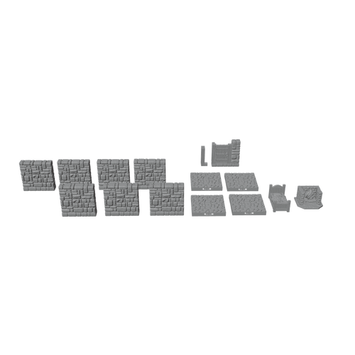 28mm Medieval Guard Post Gatehouse – Stone RPG Terrain