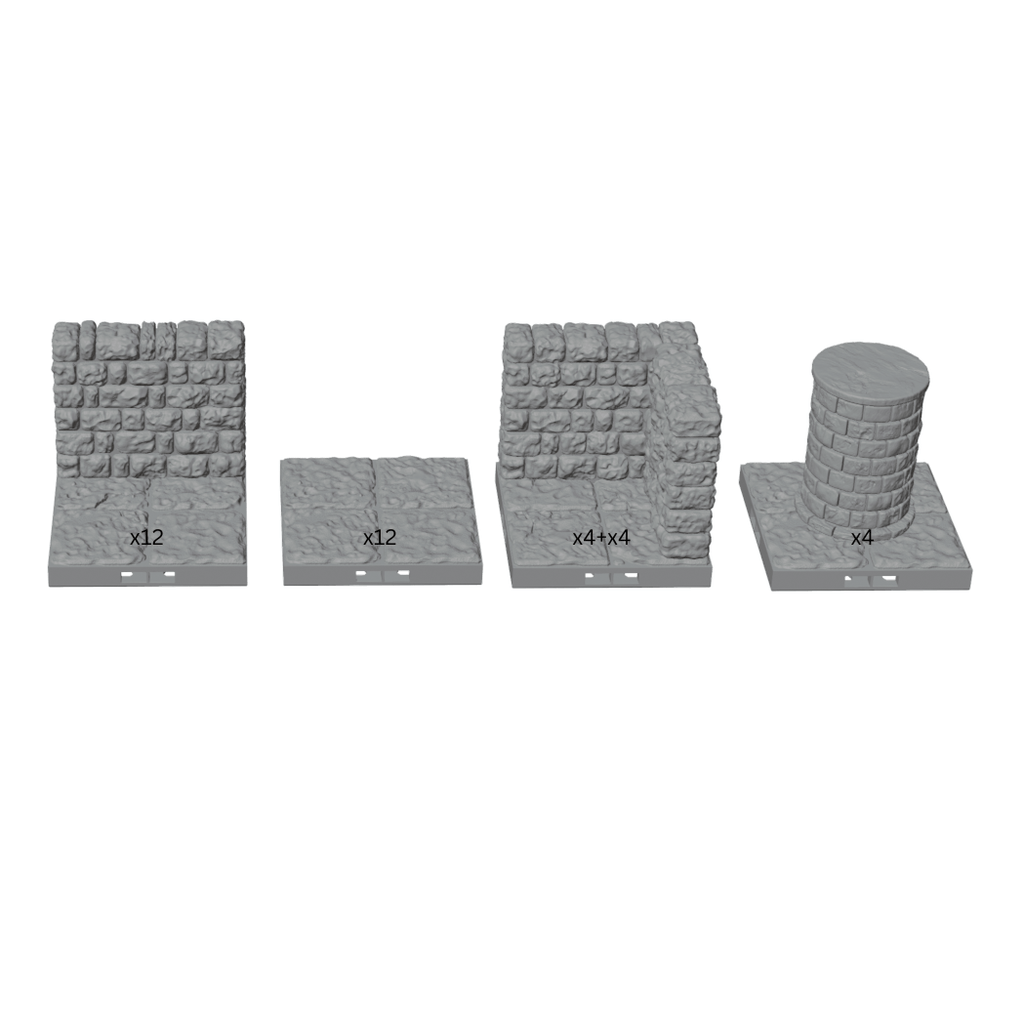28mm Infinite Corridor Looping Dungeon Terrain