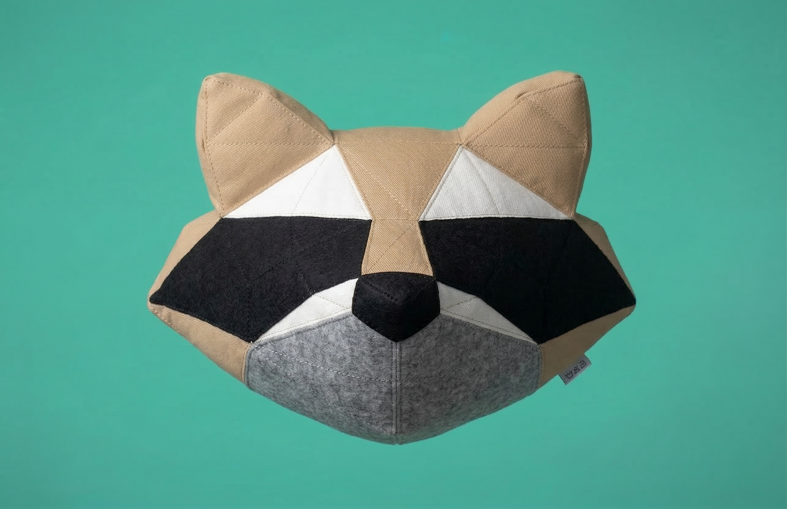 Sewing Patterns Cute Face Raccoon– Sew by Numbers Plush Pattern - Made in Canada